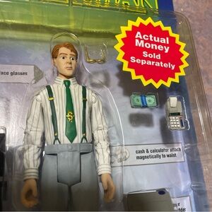 Happy Worker MONEYMAN Action Figure Brand New Superheroes Rare